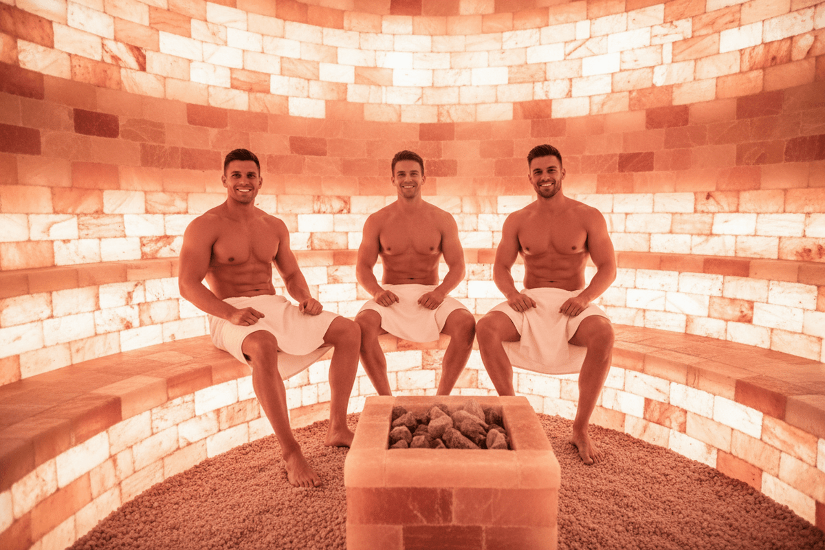 Himalayan Salt Sauna 8' x  4' Surface Area - 35 Sq feet
